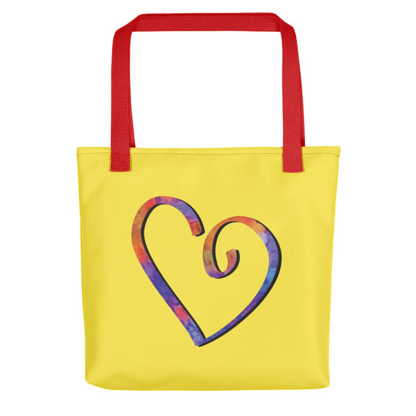 Open Heart Tote Bag (More Colors)
