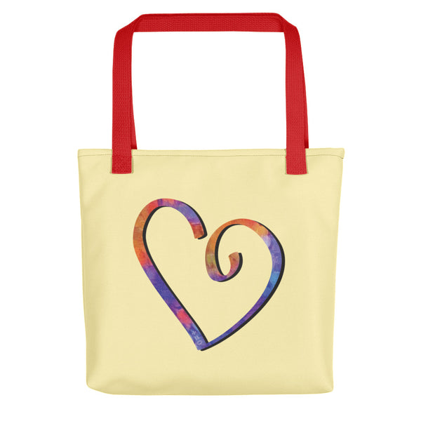 Open Heart Tote Bag (More Colors)