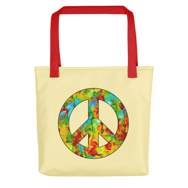 Peace Sign Tote Bag (More Colors)