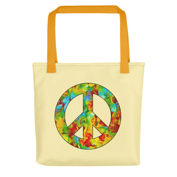 Peace Sign Tote Bag (More Colors)