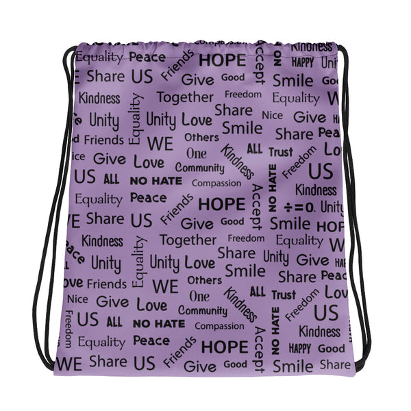 Kind Words Drawstring Bag (More Colors)