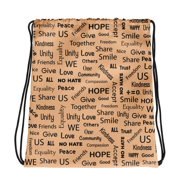 Kind Words Drawstring Bag (More Colors)