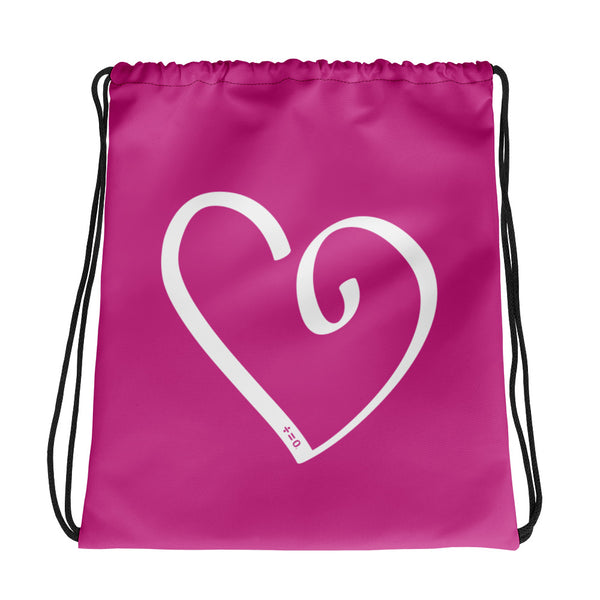 Open Heart Drawstring Bag (More Colors)