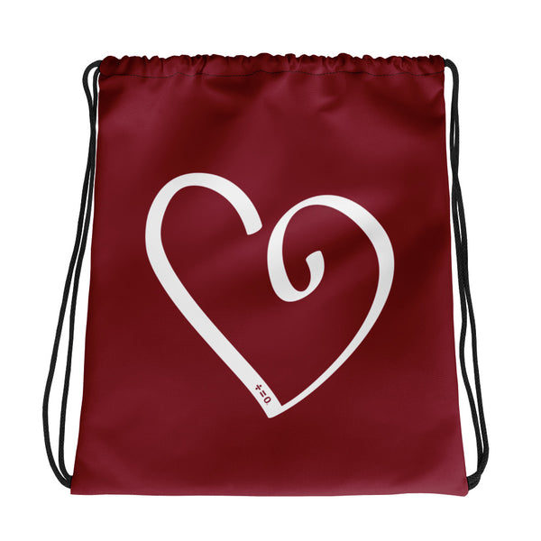 Open Heart Drawstring Bag (More Colors)
