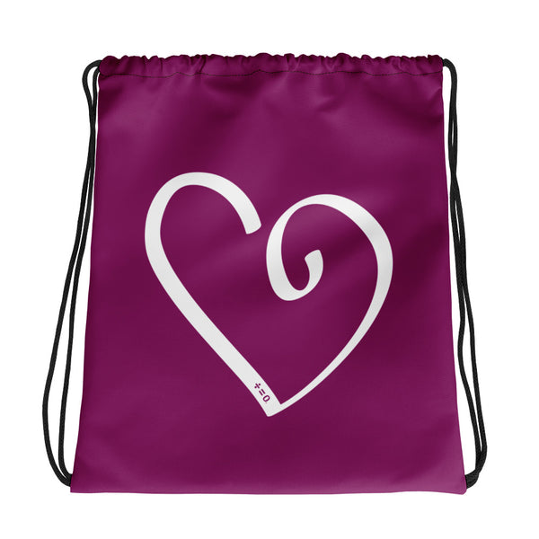 Open Heart Drawstring Bag (More Colors)