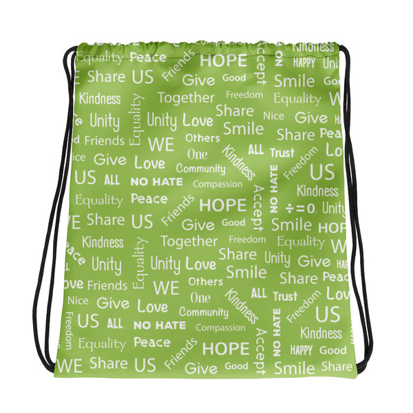 Kind Words Drawstring Bag (More Colors)