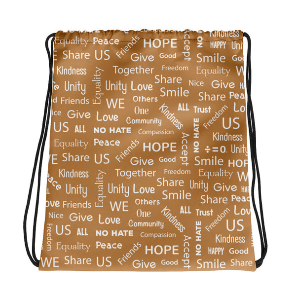 Kind Words Drawstring Bag (More Colors)