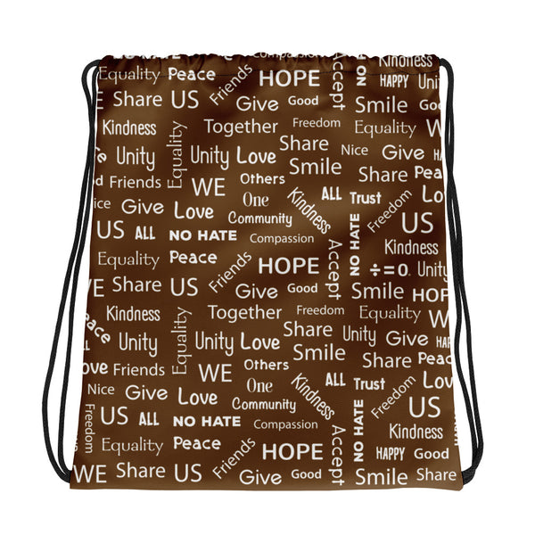Kind Words Drawstring Bag (More Colors)
