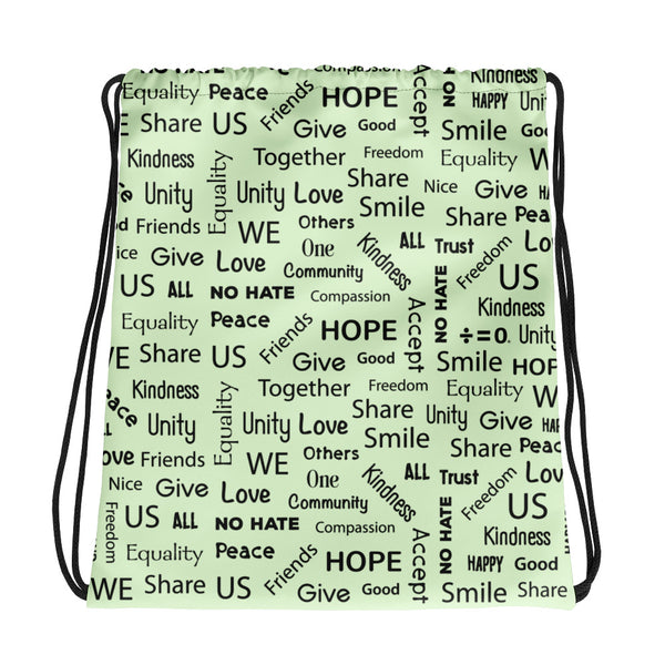 Kind Words Drawstring Bag (More Colors)