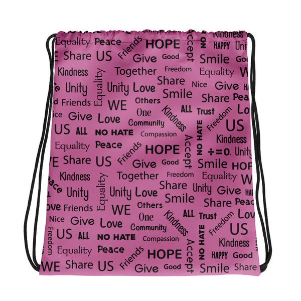 Kind Words Drawstring Bag (More Colors)