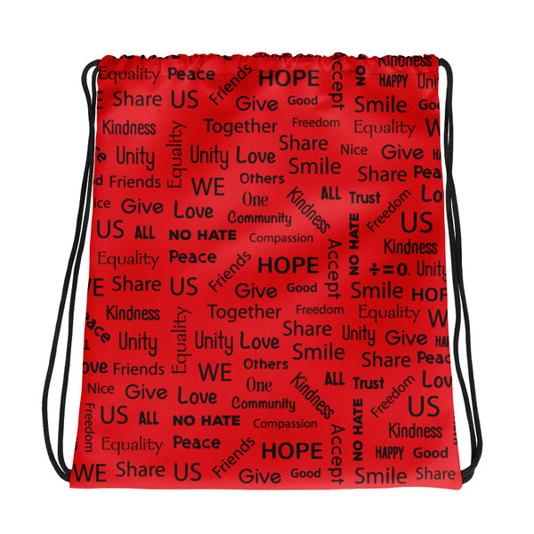 Kind Words Drawstring Bag (More Colors)