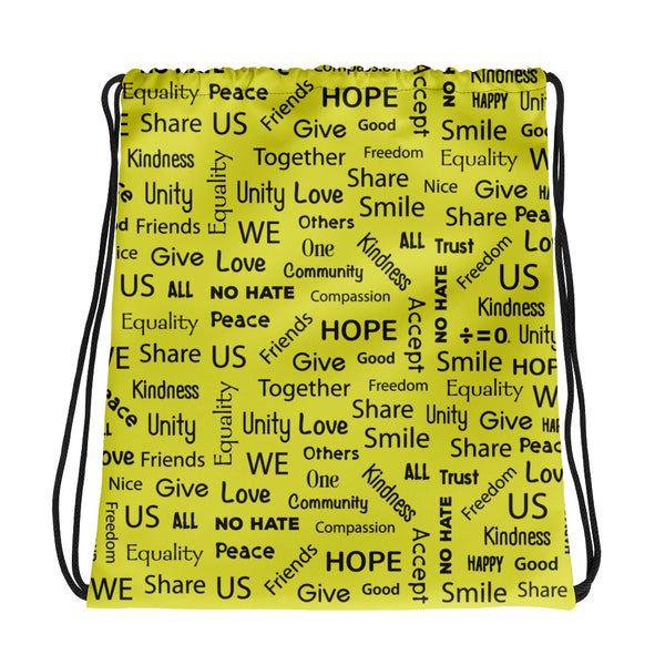 Kind Words Drawstring Bag (More Colors)