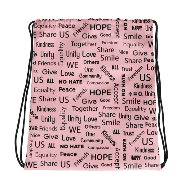 Kind Words Drawstring Bag (More Colors)