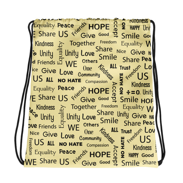 Kind Words Drawstring Bag (More Colors)