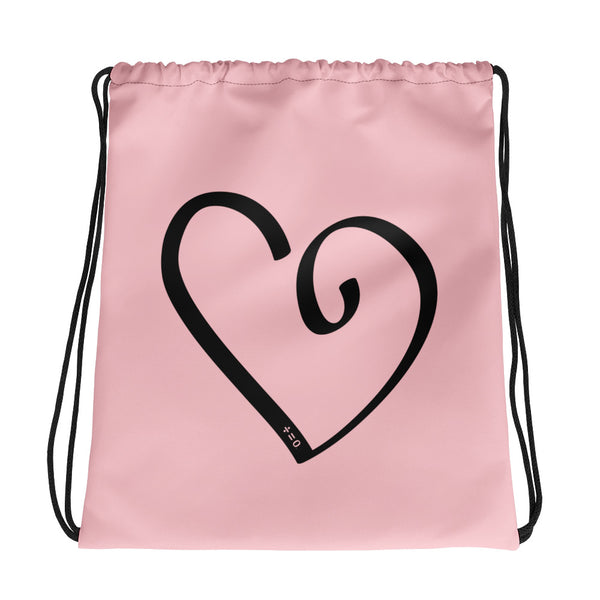Open Heart Drawstring Bag (More Colors)