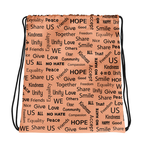 Kind Words Drawstring Bag (More Colors)