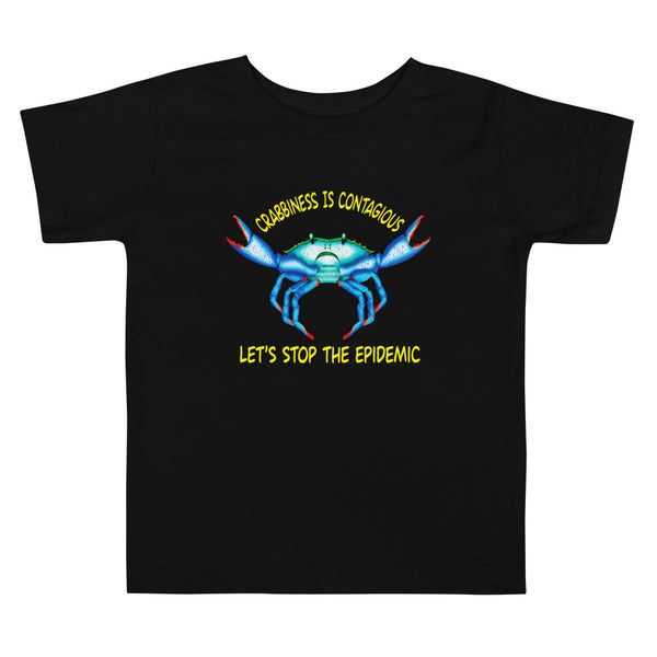 Crabby Toddler Short Sleeve Tee (More Colors)