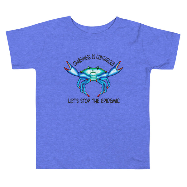 Crabby Toddler Short Sleeve Tee (More Colors)