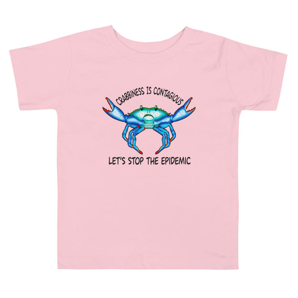 Crabby Toddler Short Sleeve Tee (More Colors)