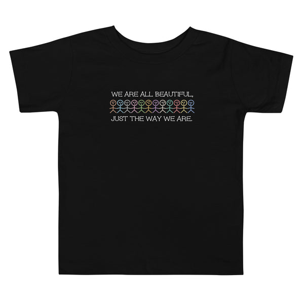 We are All Beautiful Toddler Short Sleeve Tee (More Colors)