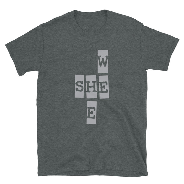 We She He Unisex Tee (Gray/More Colors)