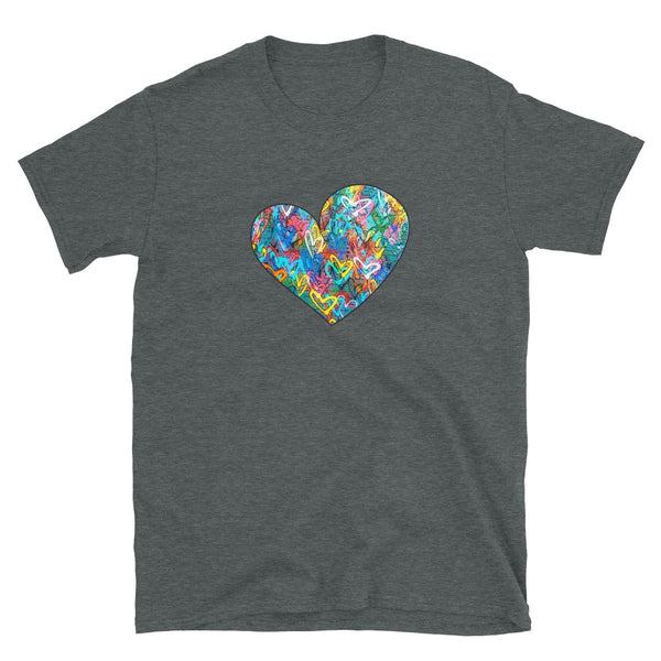 Graffiti Heart Unisex Tee (More Colors)