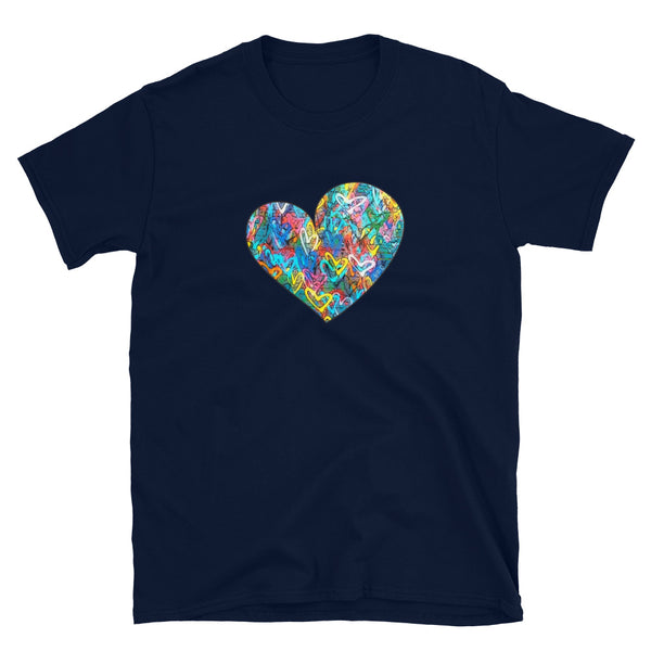 Graffiti Heart Unisex Tee (More Colors)