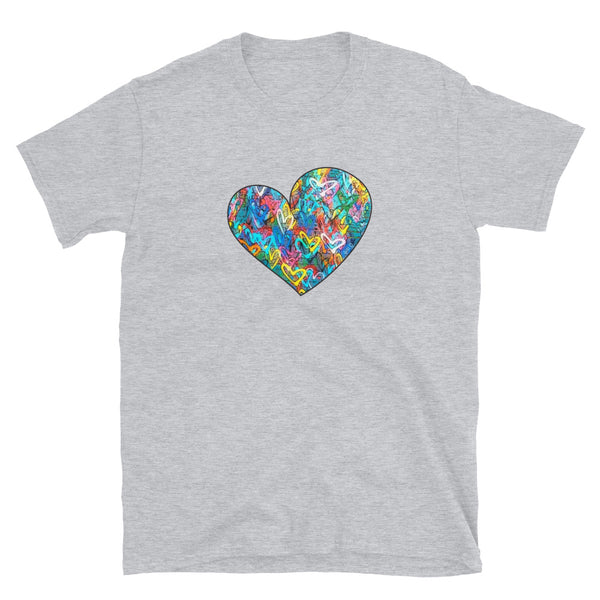 Graffiti Heart Unisex Tee (More Colors)