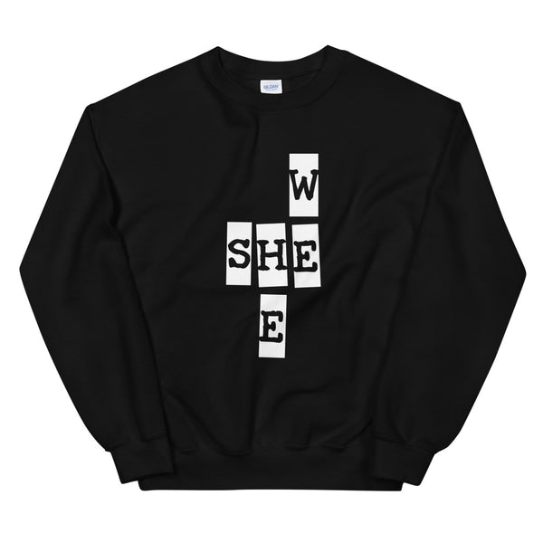 We She He Unisex Sweatshirt (Dark/More Colors)