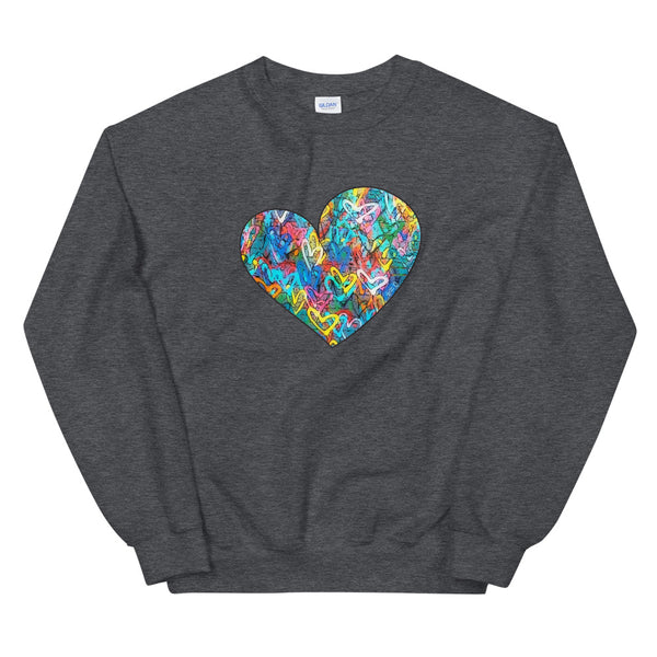 Graffiti Heart Unisex Sweatshirt (More Colors)