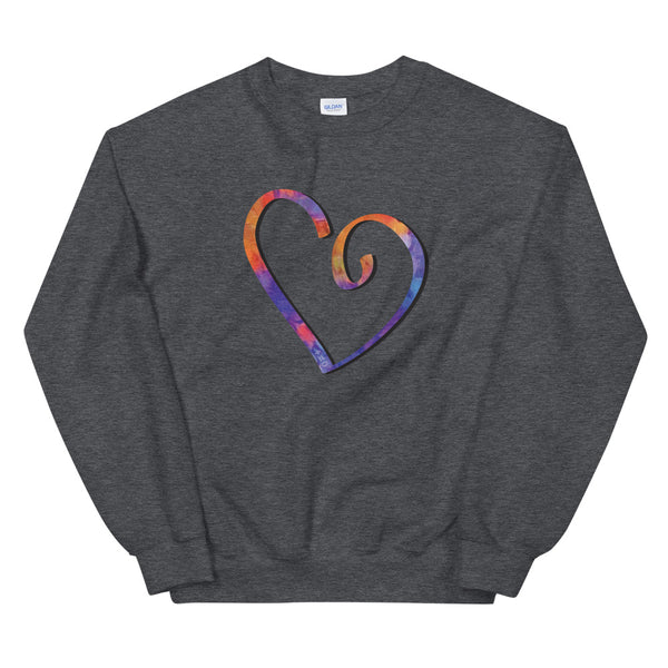 Open Heart Unisex Sweatshirt (More Colors)