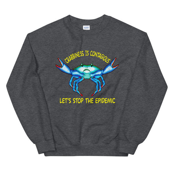 Crabby Unisex Sweatshirt (Dark/More Colors)