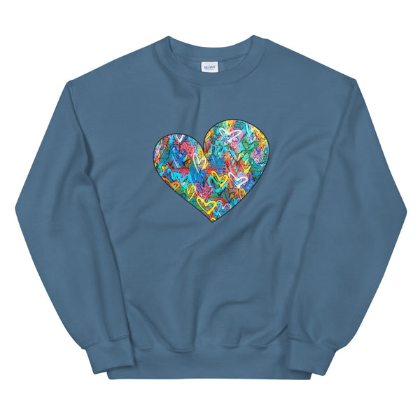 Graffiti Heart Unisex Sweatshirt (More Colors)