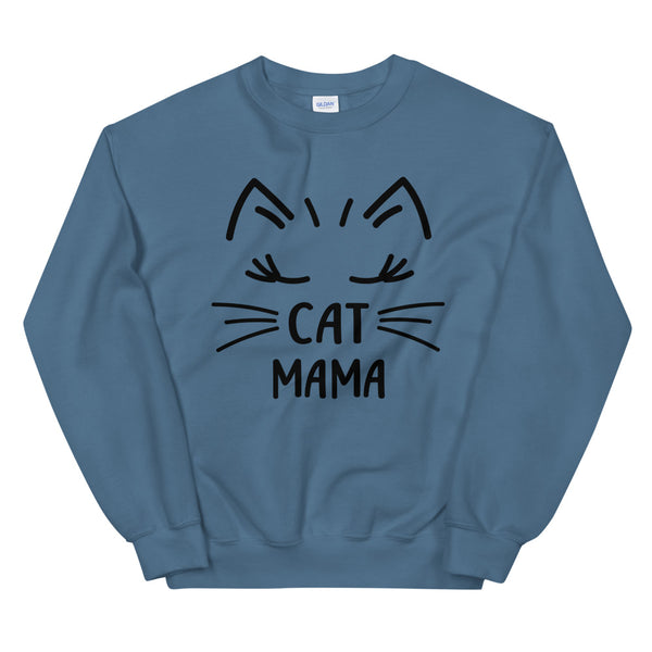 Cat Mama Unisex Sweatshirt (More Colors)
