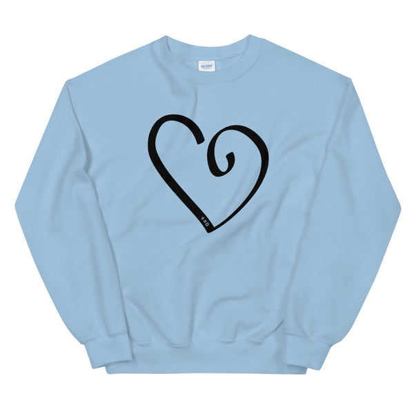 Open Heart Unisex Sweatshirt (More Colors)