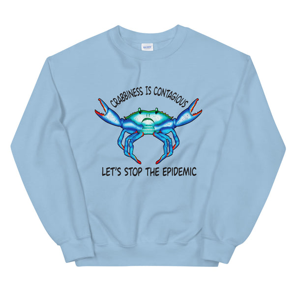 Crabby Unisex Sweatshirt (Dark/More Colors)