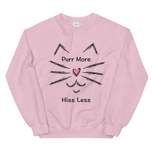 Purr More Hiss Less Unisex Sweatshirt (More Colors)