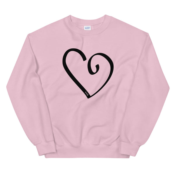 Open Heart Unisex Sweatshirt (More Colors)