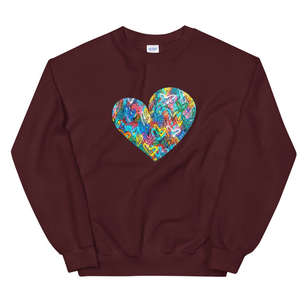 Graffiti Heart Unisex Sweatshirt (More Colors)