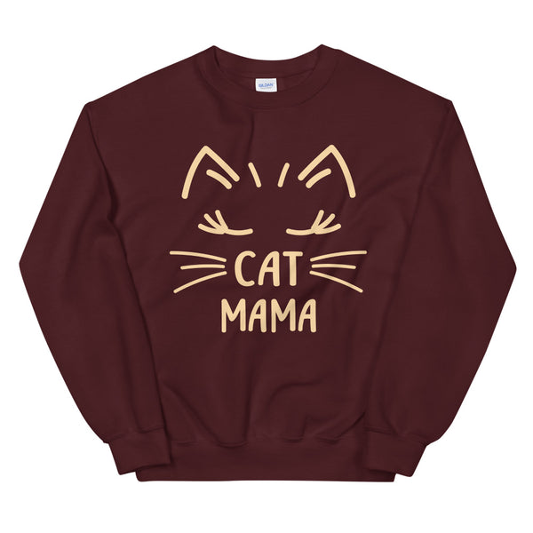 Cat Mama Unisex Sweatshirt (More Colors)