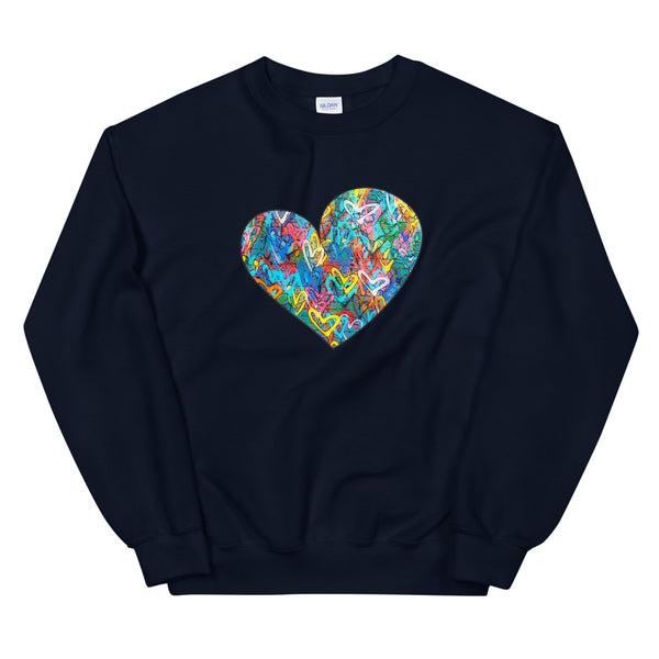 Graffiti Heart Unisex Sweatshirt (More Colors)