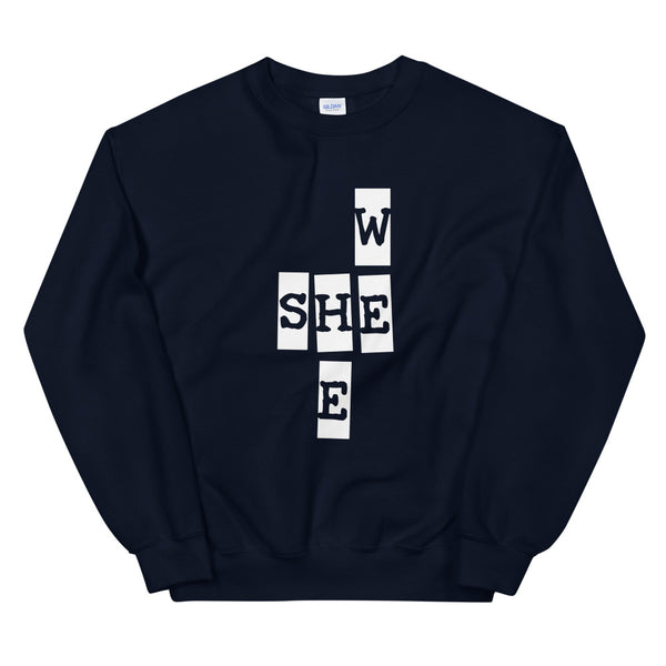 We She He Unisex Sweatshirt (Dark/More Colors)