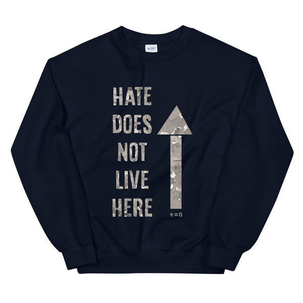 Hate Does Not Live Here Unisex Sweatshirt (Neutral/More Colors)
