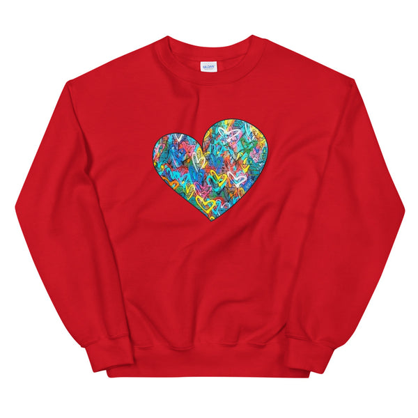 Graffiti Heart Unisex Sweatshirt (More Colors)