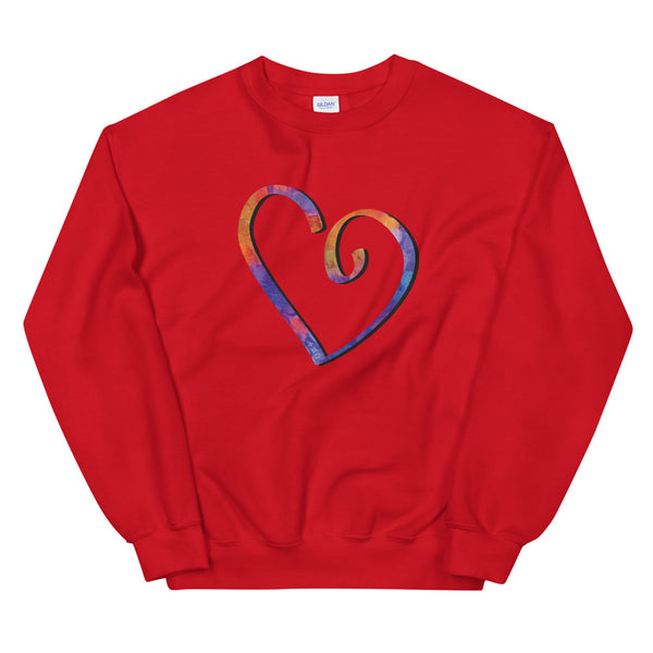 Open Heart Unisex Sweatshirt (More Colors)