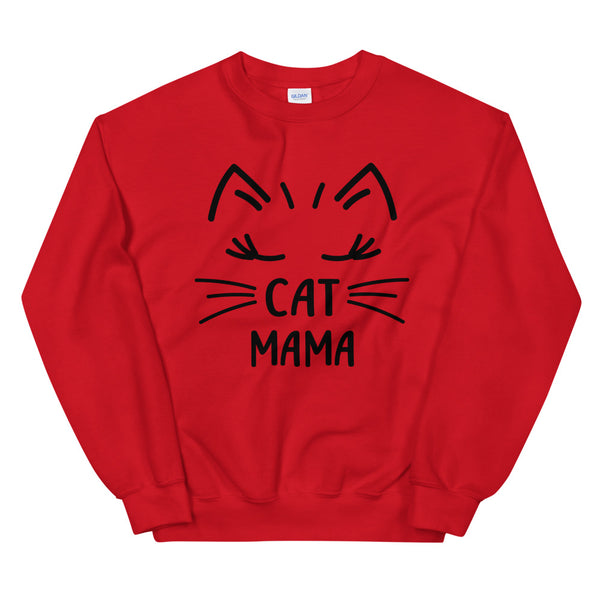 Cat Mama Unisex Sweatshirt (More Colors)