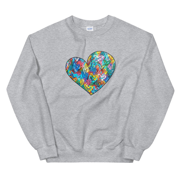 Graffiti Heart Unisex Sweatshirt (More Colors)