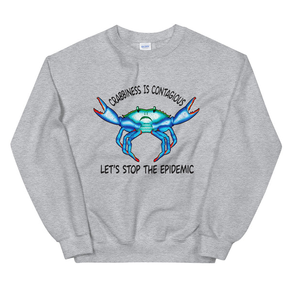 Crabby Unisex Sweatshirt (Dark/More Colors)