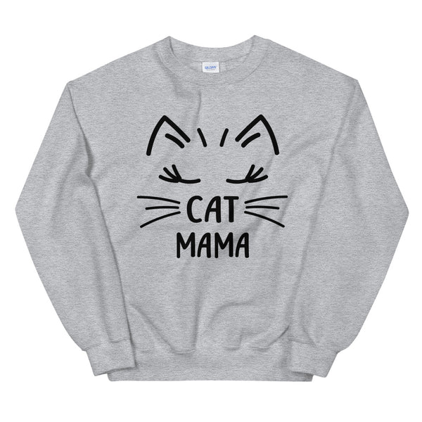 Cat Mama Unisex Sweatshirt (More Colors)