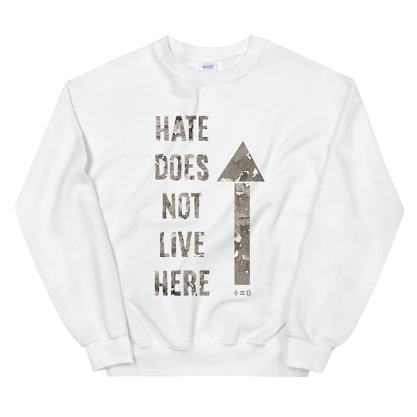 Hate Does Not Live Here Unisex Sweatshirt (Neutral/More Colors)